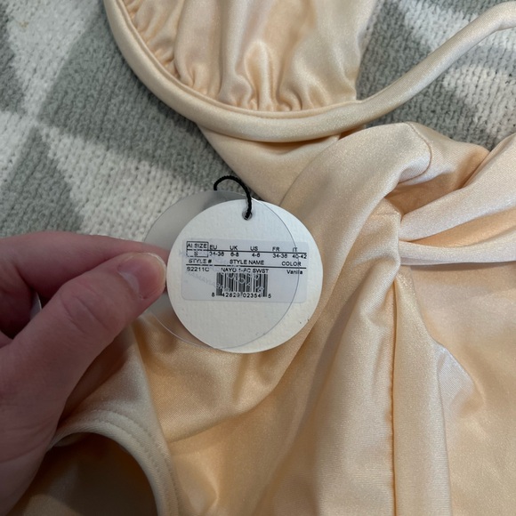 Andrea Iyamah Cream Swimsuit - Picture 6 of 7